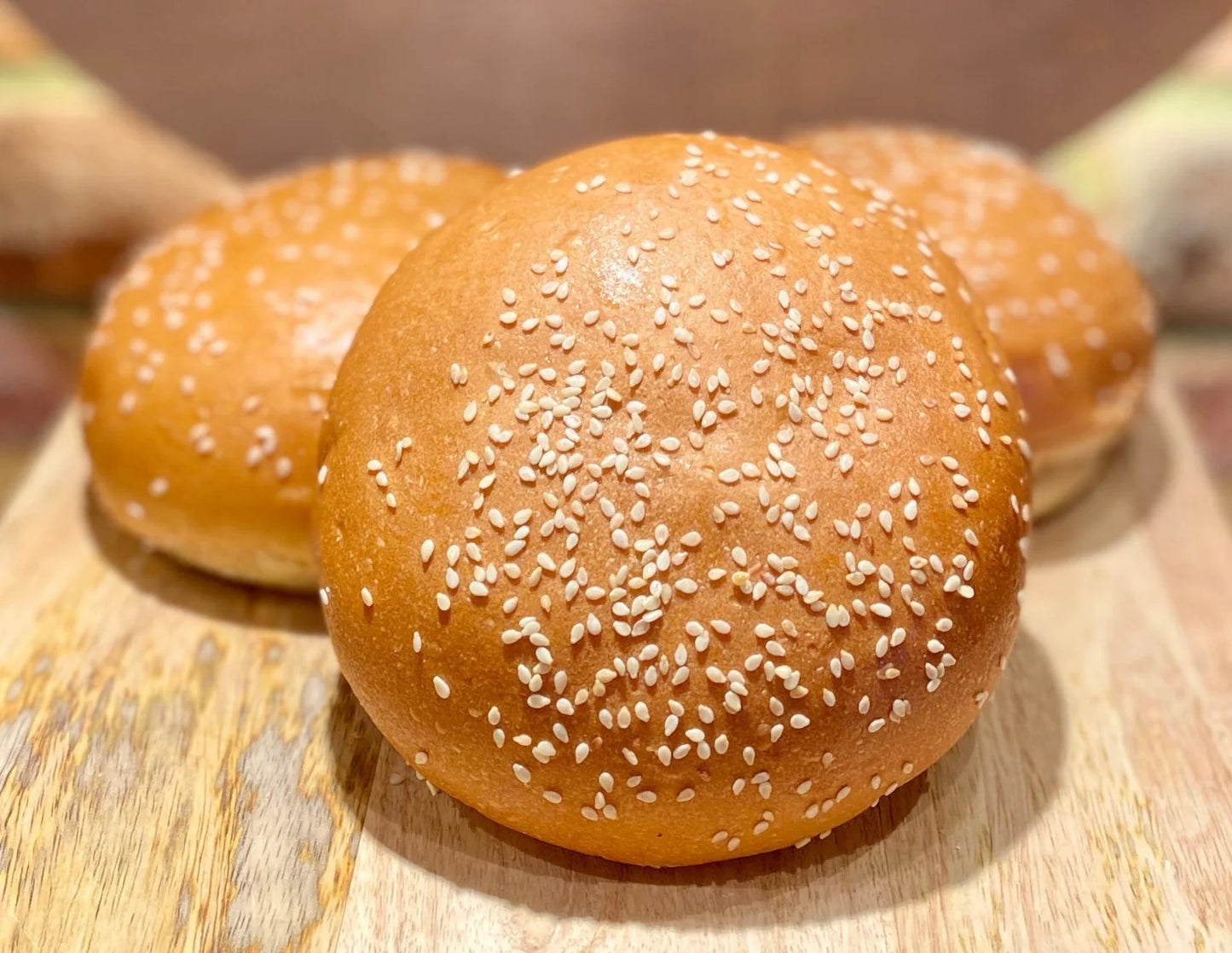 Brioche Burger Roll with Sesame 85gm (bag of 6)