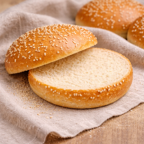 Brioche Burger Roll with Sesame 85gm (bag of 6)